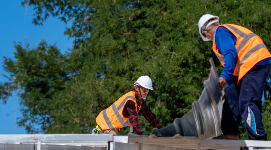 Professional metal roof installation in Liebenthal, KS